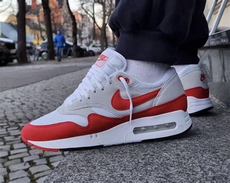 nike air max 1 premium zwart rood